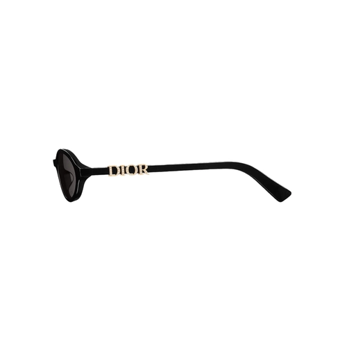 Óculos de Sol Christian Dior DiorTreasure R1I CD40231I_5101A Acetato Preto com lentes na cor Fumê
