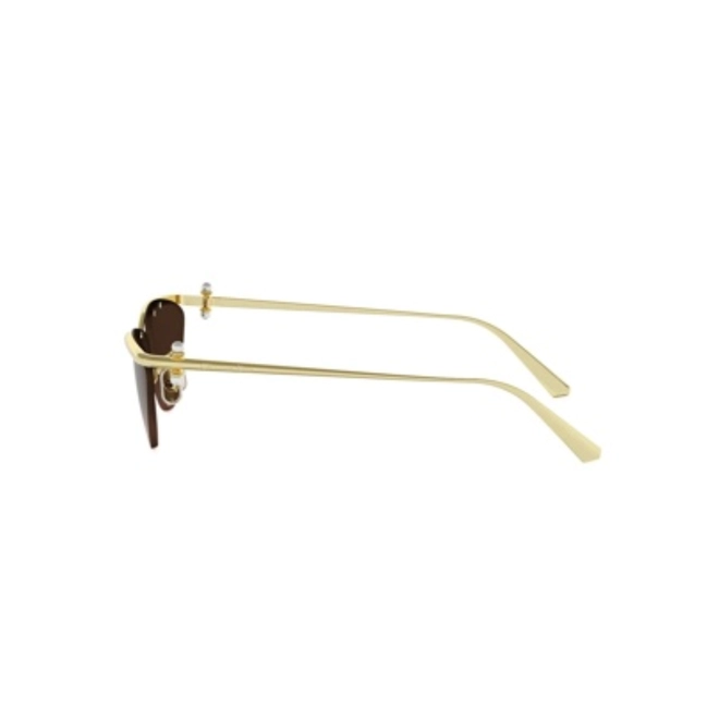 Óculos de Sol Christian Dior DiorTribales B2U CD40233U_6110K Metal Dourado com lentes na cor Marrom 4