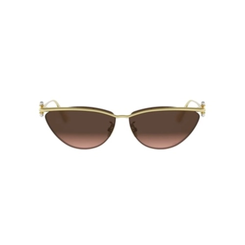 Óculos de Sol Christian Dior DiorTribales B2U CD40233U_6110K Metal Dourado com lentes na cor Marrom