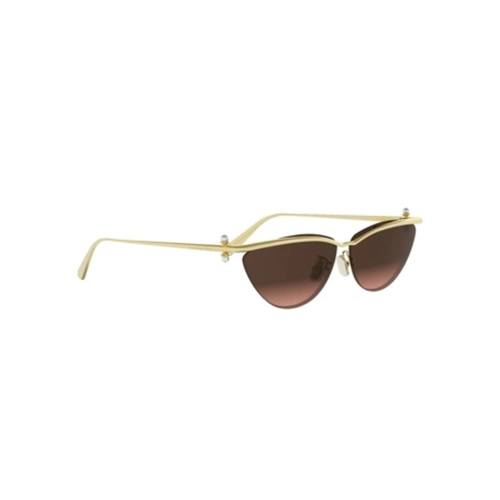 Óculos de Sol Christian Dior DiorTribales B2U CD40233U_6110K Metal Dourado com lentes na cor Marrom