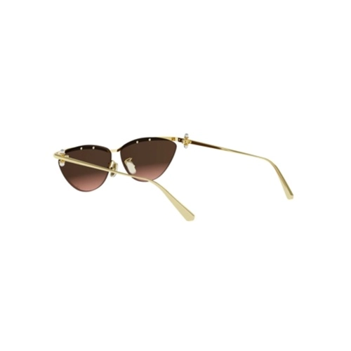 Óculos de Sol Christian Dior DiorTribales B2U CD40233U_6110K Metal Dourado com lentes na cor Marrom