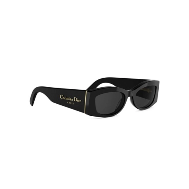 Óculos de Sol Christian Dior DiorOmbre S1I CD40237I_5301A Acetato Preto com lentes na cor Cinza 3