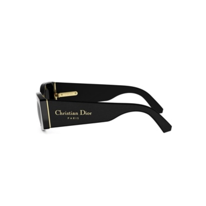 Óculos de Sol Christian Dior DiorOmbre S1I CD40237I_5301A Acetato Preto com lentes na cor Cinza 4