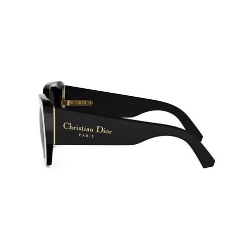 Óculos de Sol Christian Dior DiorOmbre S2I CD40238I_5401A Acetato Preto com lentes na cor Cinza