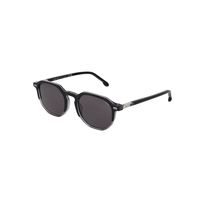 Óculos de Sol Lozza SL4421 5301AL Acetato Preto com lentes na cor Fumê 1