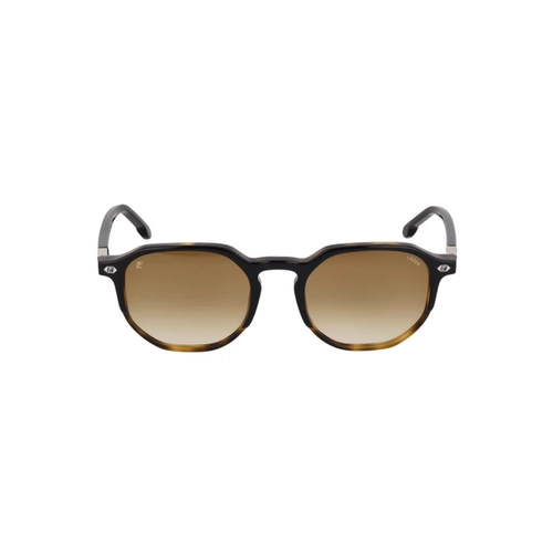 Óculos de Sol Lozza X Luis Figo SL4421 530U64 Acetato Marrom Mesclado com lentes na cor Marrom Degradê