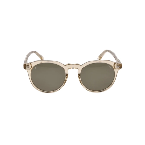 Óculos de Sol Lozza SL4414 5207HM Acetato Bege Transparente com lentes na cor Verde