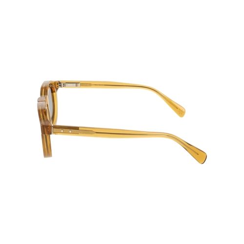 Óculos de Sol Paul Smith PS26602S 261 48 Acetato Amarelo Transparente com lentes na cor Cinza