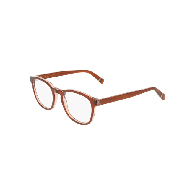 Óculos de Grau Paul Smith PS26605 207 55 Acetato Marrom Transparente 1