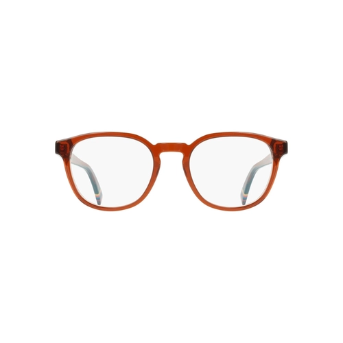 Óculos de Grau Paul Smith PS26605 207 55 Acetato Marrom Transparente
