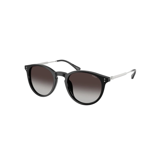 Óculos de Sol Polo Ralph Lauren 0PH4239U 50018G50 Acetato Preto Polido com lentes na cor Cinza Degradê 1