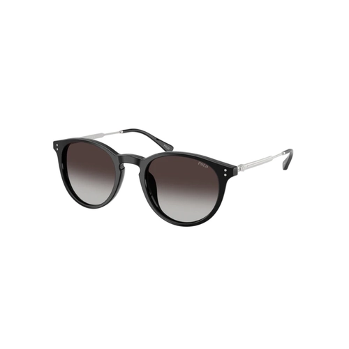 Óculos de Sol Polo Ralph Lauren 0PH4239U 50018G50 Acetato Preto Polido com lentes na cor Cinza Degradê