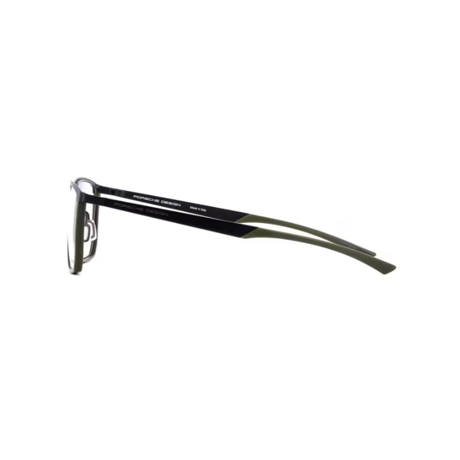 Óculos de Grau Porsche Design P8790 55A000 Metal Verde Oliva e Preto 4
