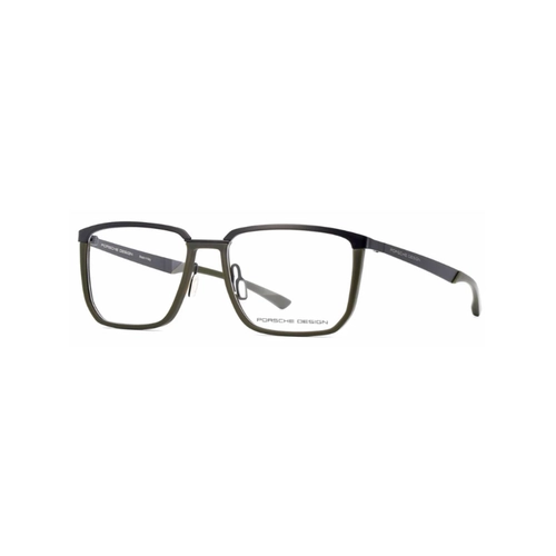 Óculos de Grau Porsche Design P8790 55A000 Metal Verde Oliva e Preto