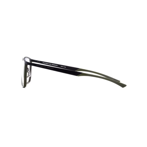 Óculos de Grau Porsche Design P8790 55A000 Metal Verde Oliva e Preto