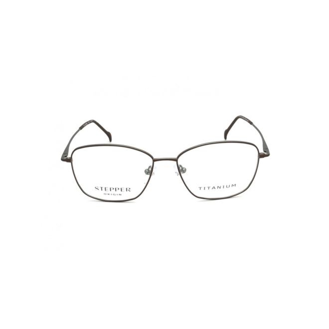 Óculos de Grau Stepper SI-50302 F016 54 Titânio Marrom e Verde 2