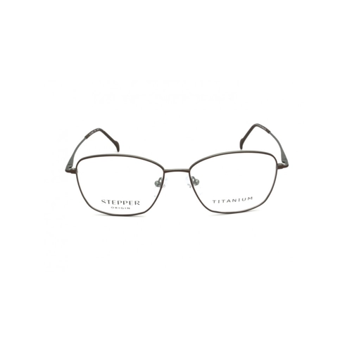 Óculos de Grau Stepper SI-50302 F016 54 Titânio Marrom e Verde