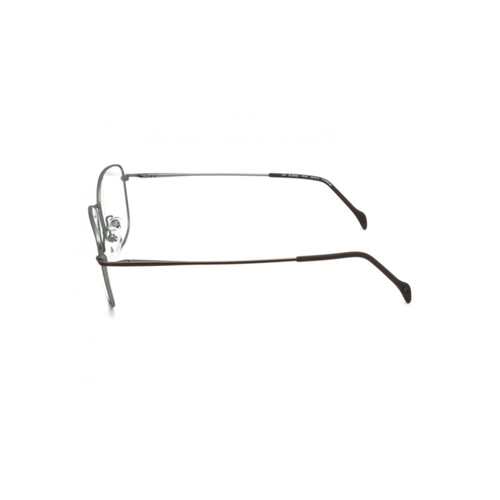 Óculos de Grau Stepper SI-50302 F016 54 Titânio Marrom e Verde