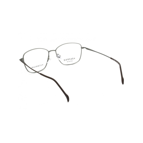Óculos de Grau Stepper SI-50302 F016 54 Titânio Marrom e Verde