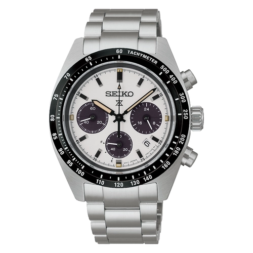 Relógio Seiko Prospex Speedtimer Cronógrafo Solar - SSC961B1 B1SX Branco