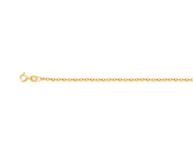 Corrente elo Cadeado ouro 18k oca polida 60CM 4
