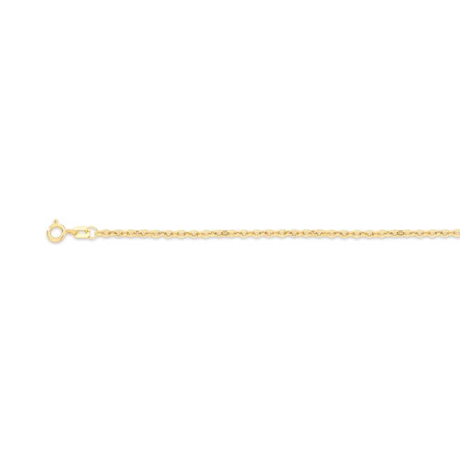 Pulseira elo Cadeado ouro 18k oca polida 22CM 4