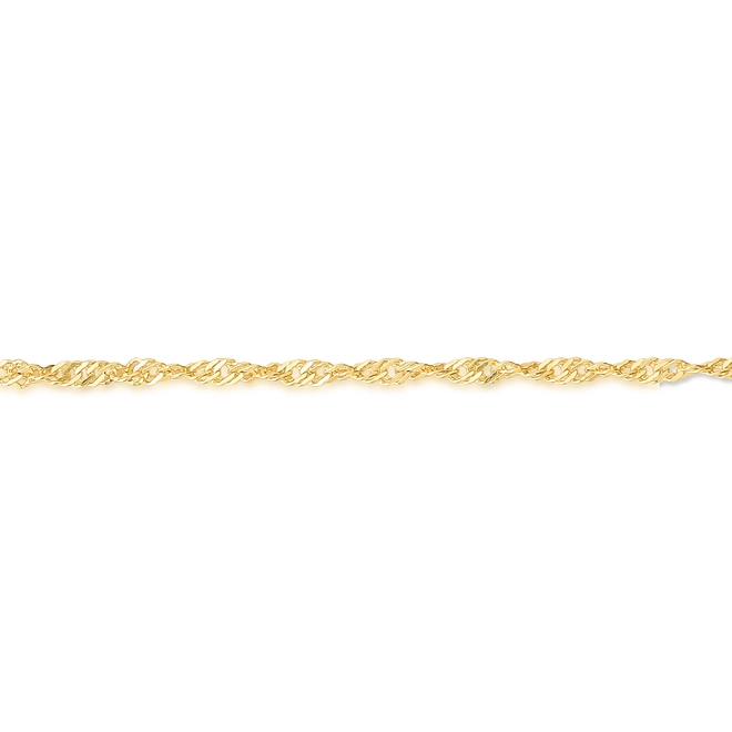 Corrente malha Singatura ouro 18k polida 50CM 2