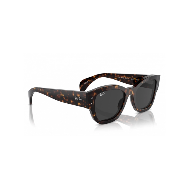 Óculos de Sol Ray-Ban Jorge 0RB7681S 902/4852 Acetato Marrom Mesclado com lentes na cor Preto Polarizado 3