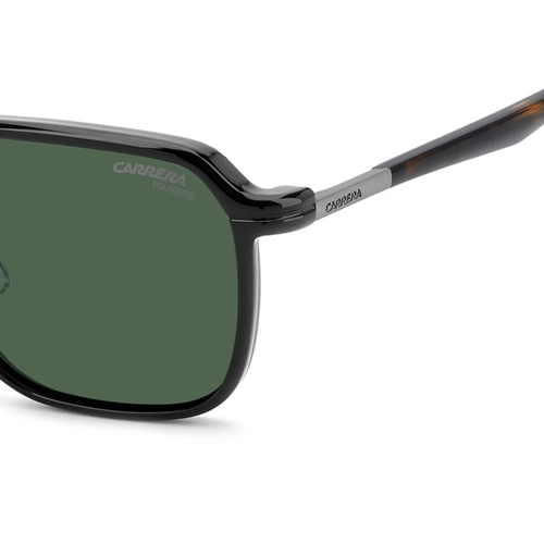 Óculos de Grau Carrera CA 388/C R80 5319 S Metal Cinza com Clip-On na cor Verde Polarizado