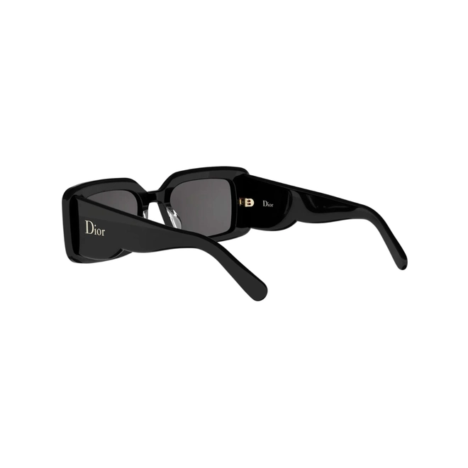 Óculos de Sol Christian Dior DiorLuckyCharms S1I CD40255I_5101A Acetato Preto com lentes na cor Cinza 5