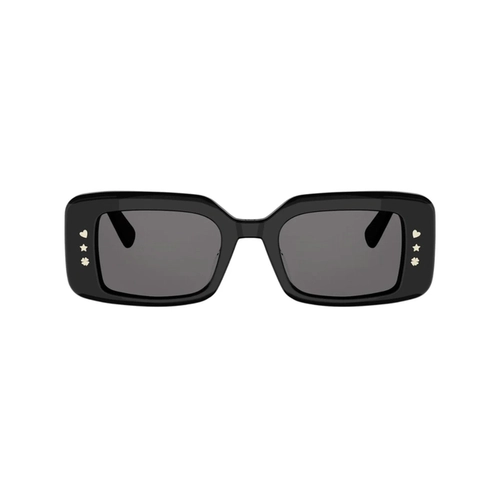 Óculos de Sol Christian Dior DiorLuckyCharms S1I CD40255I_5101A Acetato Preto com lentes na cor Cinza