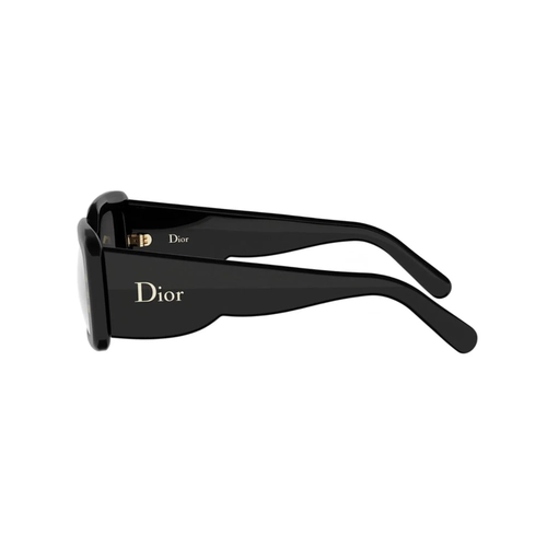 Óculos de Sol Christian Dior DiorLuckyCharms S1I CD40255I_5101A Acetato Preto com lentes na cor Cinza