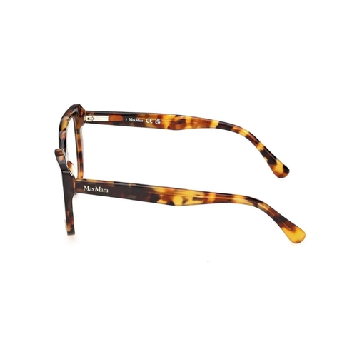 Óculos de Grau MaxMara MM5212_53052 Acetato Marro Mesclado com Clip-On na cor Marrom