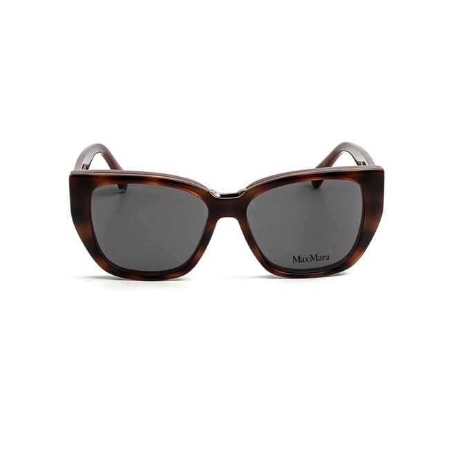 Óculos de Grau MaxMara MM5212_53069 Acetato Bordô com Clip-On na cor Cinza 3