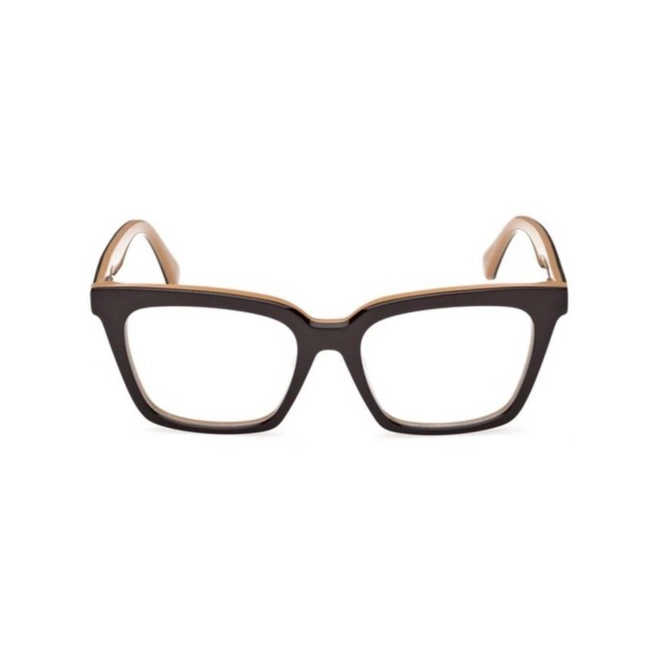 Óculos de Grau MaxMara com Clip-On MM5213_52050 Acetato Marrom com lentes na cor Marrom 2