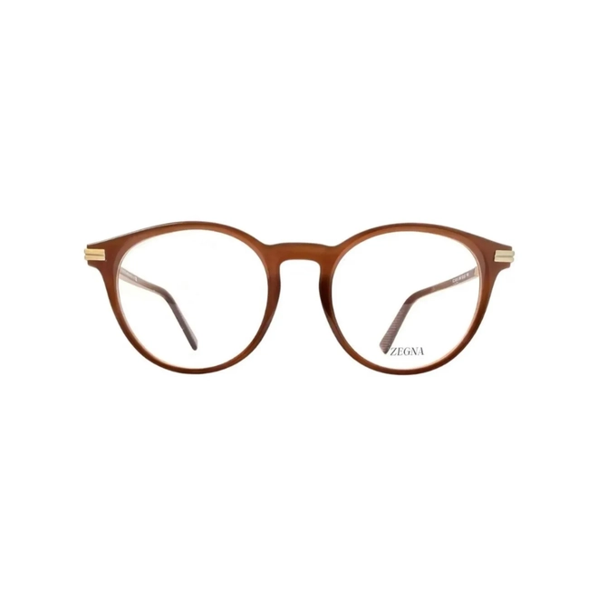 Óculos de Grau Ermenegildo Zegna EZ5310_50048 Acetato Marrom 2