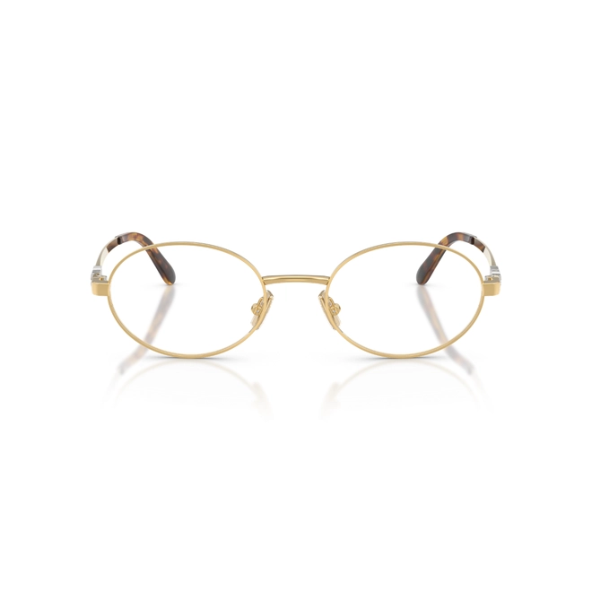 Óculos de Grau Miu Miu 0MU 50ZV 5AK1O152 Metal Dourado Polido 2