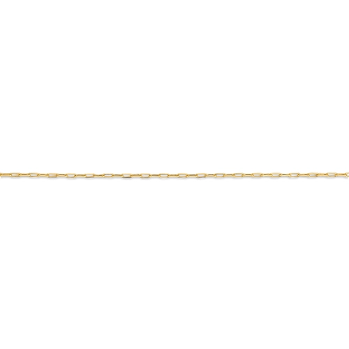 Corrente elo Cadeado ouro 18k polida 50CM