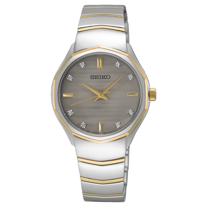Relógio Seiko Diamond Feminino - SUR616P1 B1SK Cinza 1