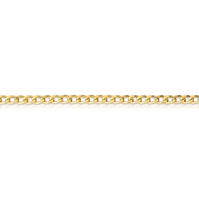 Corrente elo Groumet dupla ouro 18k polida oca 50CM 2