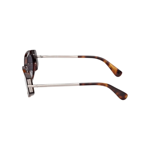 Óculos de Sol Maxmara MM0167_5452A Acetato Marrom Mesclado com lentes na cor Fumê