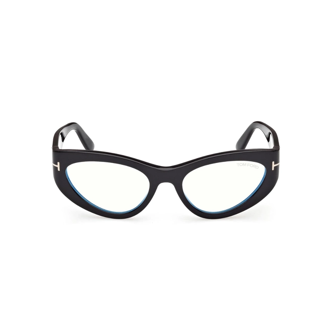 Óculos de Grau Tom Ford FT6134-B_55001 Acetato Preto 2