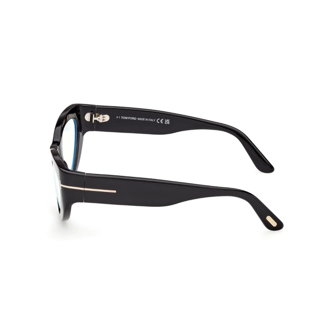 Óculos de Grau Tom Ford FT6134-B_55001 Acetato Preto 4