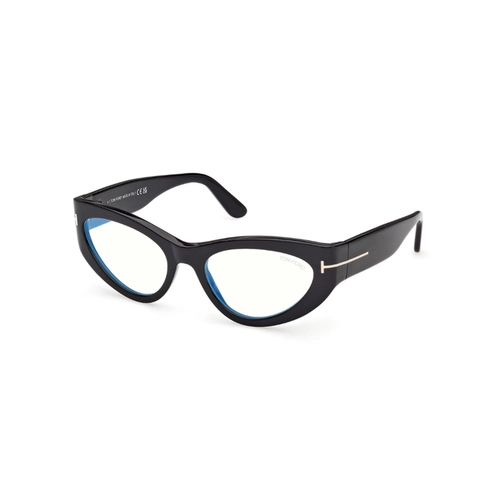 Óculos de Grau Tom Ford FT6134-B_55001 Acetato Preto