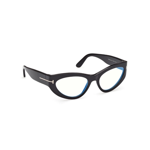 Óculos de Grau Tom Ford FT6134-B_55001 Acetato Preto