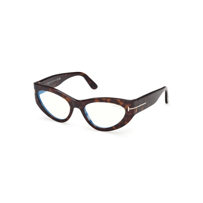 Óculos de Grau Tom Ford FT6134-B_55052 Acetato Marrom Mesclado 1