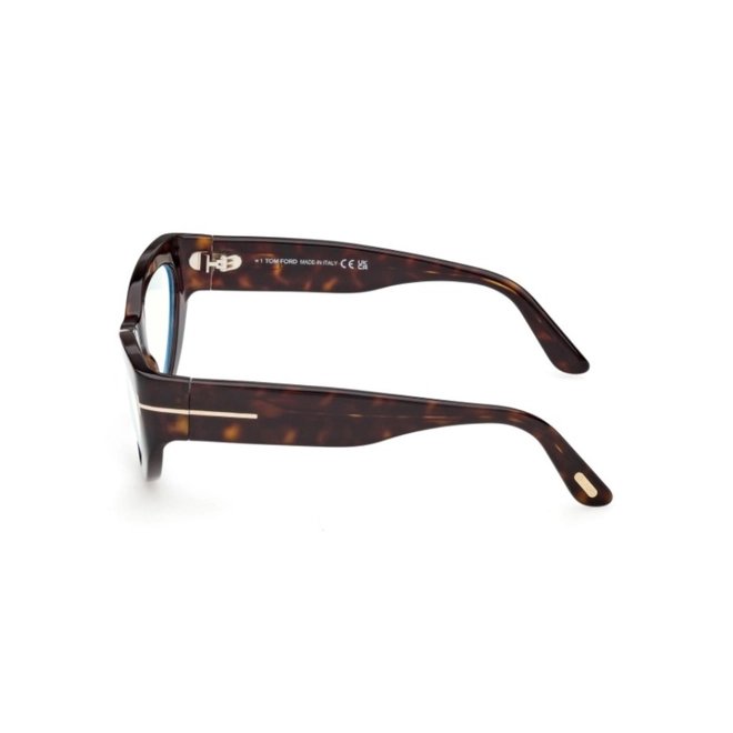 Óculos de Grau Tom Ford FT6134-B_55052 Acetato Marrom Mesclado 4