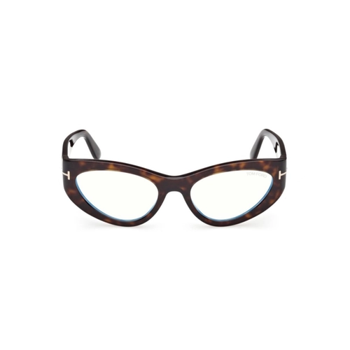 Óculos de Grau Tom Ford FT6134-B_55052 Acetato Marrom Mesclado