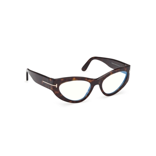 Óculos de Grau Tom Ford FT6134-B_55052 Acetato Marrom Mesclado