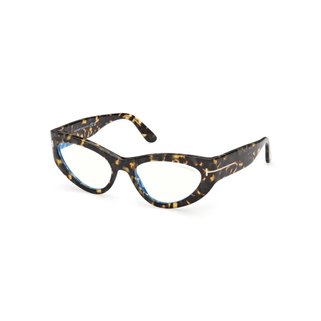 Óculos de Grau Tom Ford FT6134-B_55055 Acetato Marrom Mesclado 1